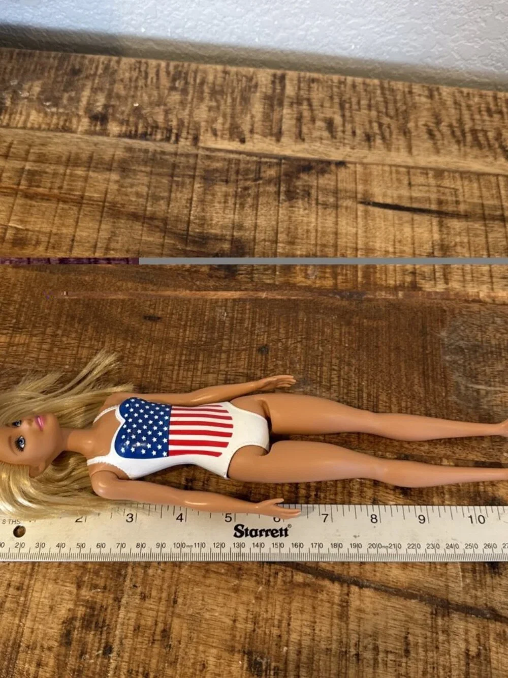 Mattel Barbie Olympic Swimmer USA Swim Team American Flag Swimsuit Doll